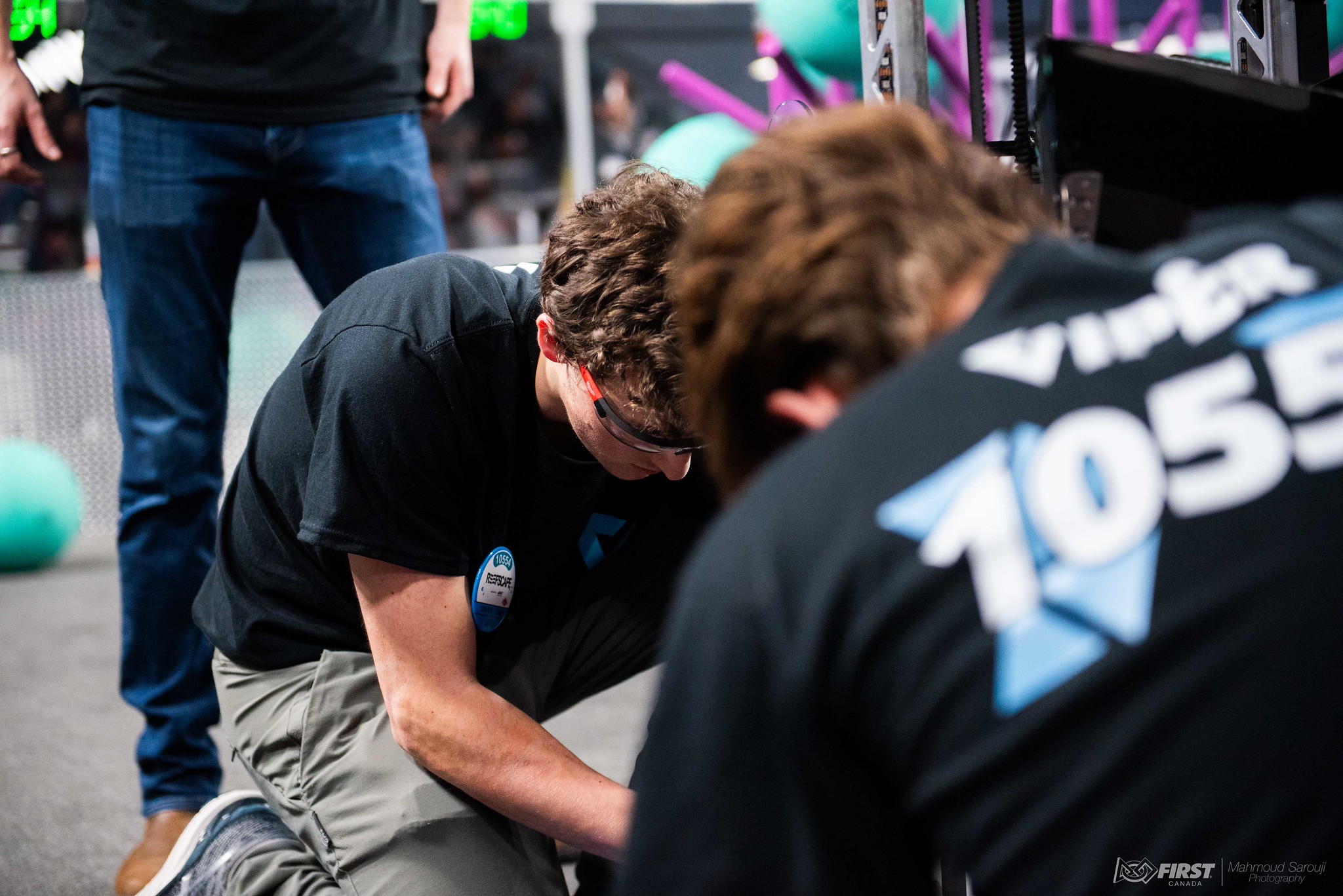 VIPER team members celebrating at competition