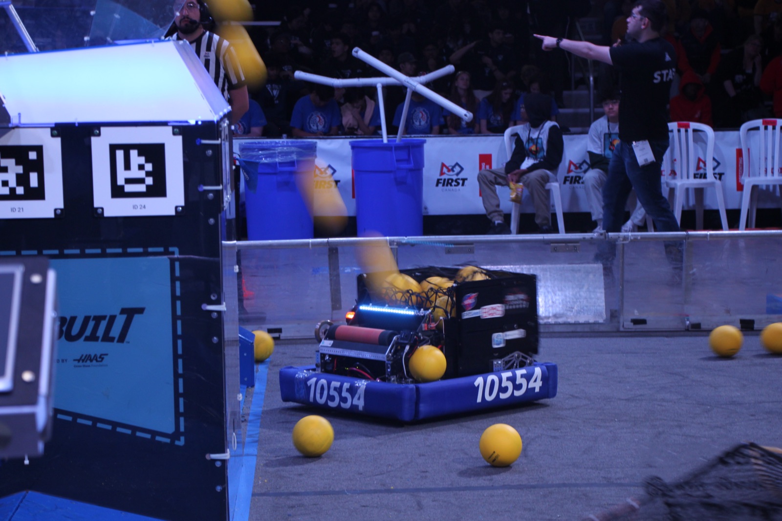 VIPER 10554 2025 competition robot driving on the field